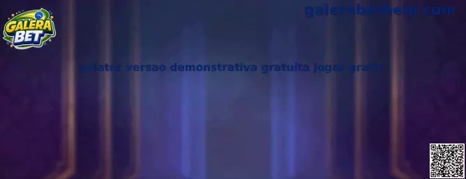 Aviator versão demonstrativa gratuita jogar grátis
