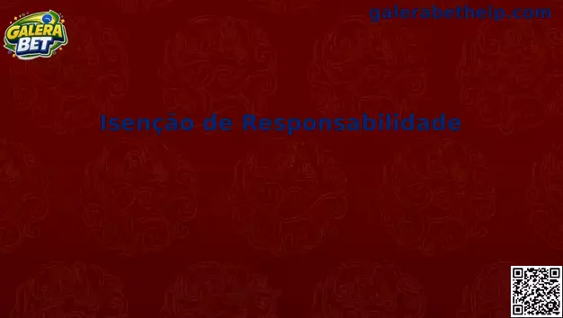 Aviso Legal Galera Bet