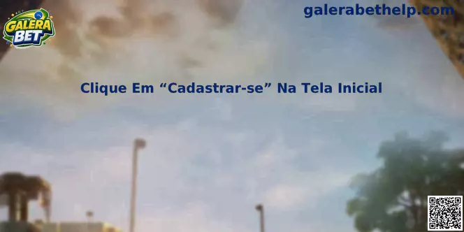 Tutorial de cadastro Galera Bet com a opção Cadastrar-se na tela inicial