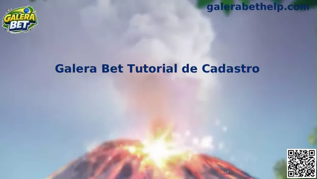 Tutorial de cadastro Galera Bet